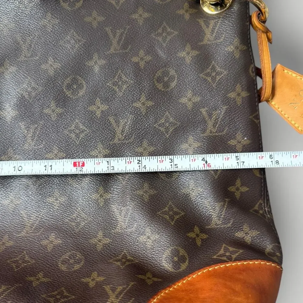 Louis Vuitton Berri PM Shoulder Bag Brown Monogram Canvas